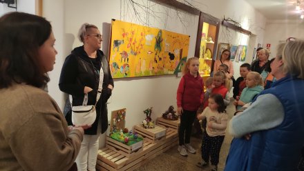 Wernisaż wystawy wiosennej w Wiślańskim Centrum Kultury